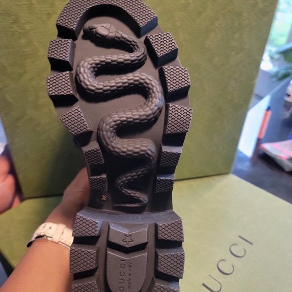 NEW GUCCI Combat Boots - Picture 3 of 4